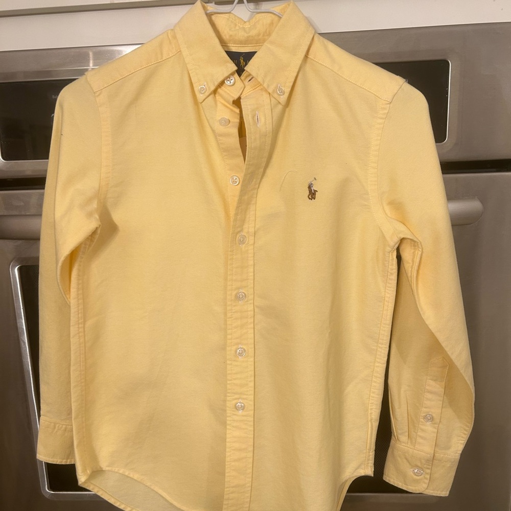 Brand new with tags Ralph Lauren polo size 8 button down shirt for boys.